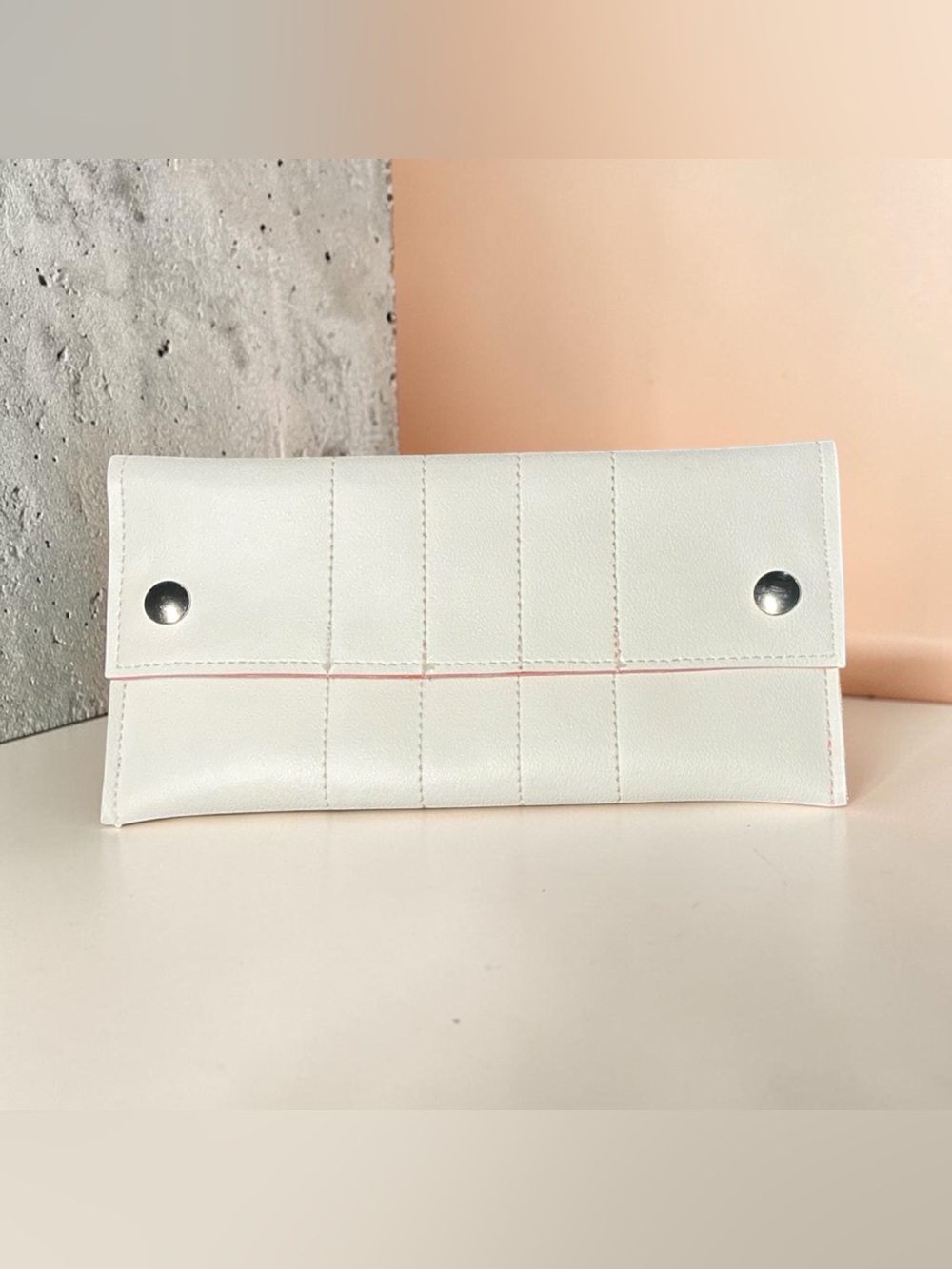 Holly Aiken Hopscotch Music Festival Clutch Wallet Raleigh NC 2017 White Red